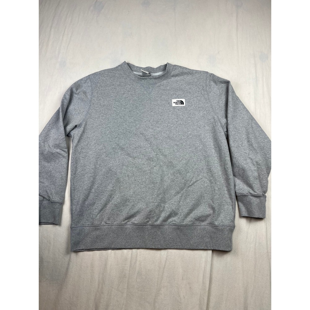 The North Face Heritage Patch Womens Gray Crewneck Sweatshirt XL